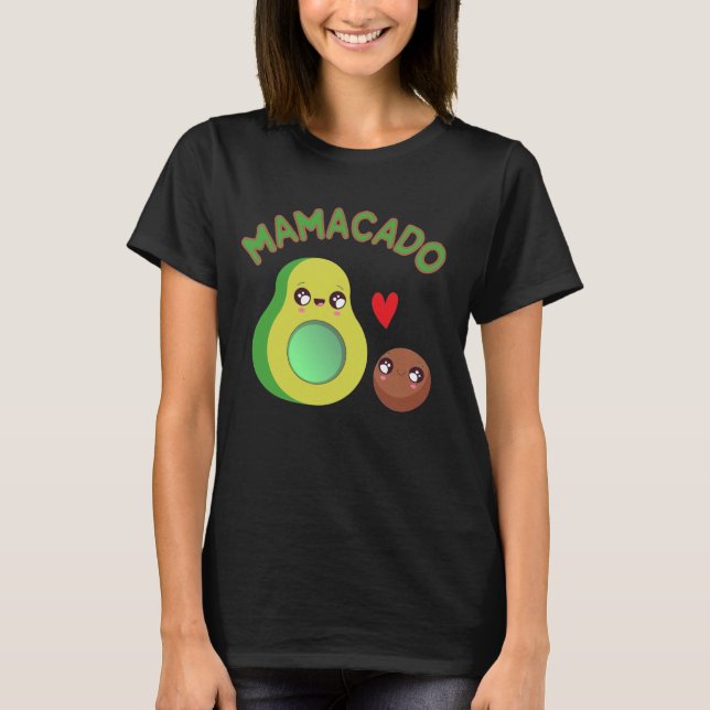 T-shirt Grossesse de Mamacado Faire-part Avocado Enceinte (Devant)