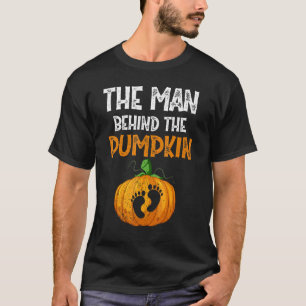 T-shirt Grossesse D'Halloween Pour Hommes Attendant Un Cos