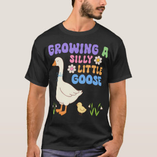 T-shirt Grossesse d'une petite oie ridicule