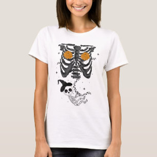 T-shirt Grossesse mignonne d'Halloween
