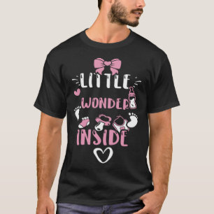 T-shirt Grossesse Petite merveille à l'intérieur de bébé f