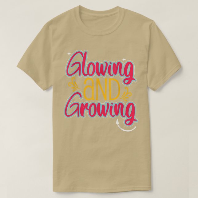 T-shirt Grossissement et éclatant Grossissement Funny Preg (Design devant)