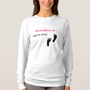 T - Shirt - Großmutter und Abdrücke