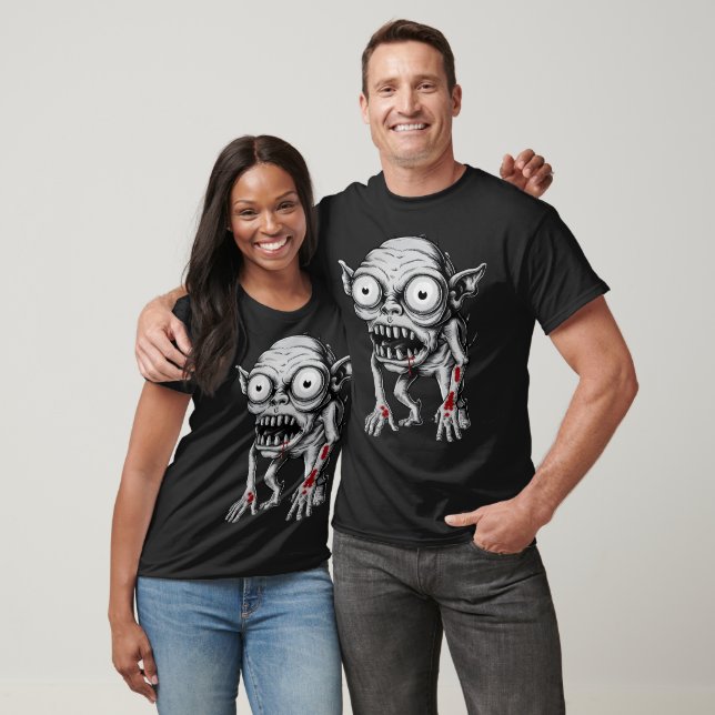 T-shirt Grotesque gobelle aux mains sanglantes (Unisexe)
