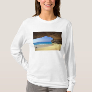 T-shirt Grotte à French Bay, île de San Salvador,