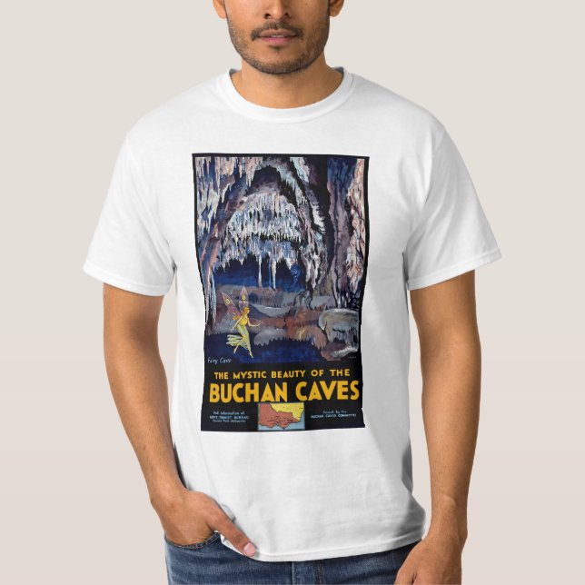 T-shirt Grottes de Buchan Australie (Devant)