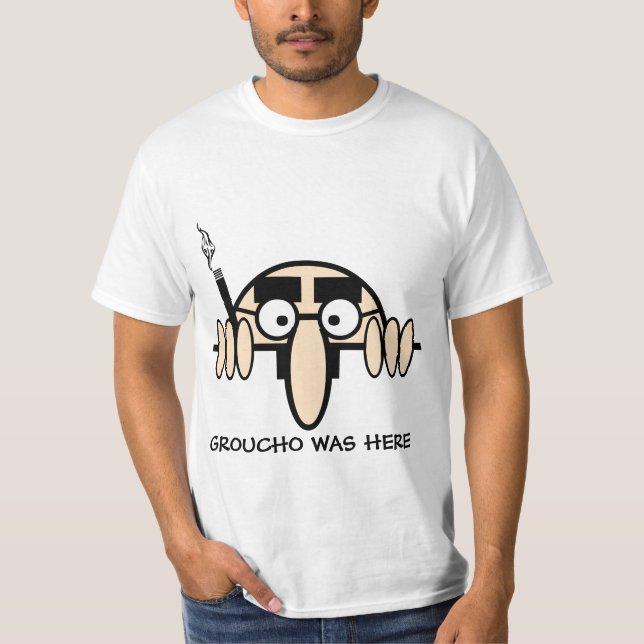T-shirt Groucho était ici (Devant)