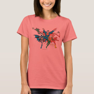 T-shirt Groupe 4 de la Justice League of America