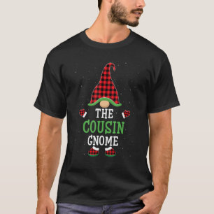 T-shirt Groupe Cousin Gnome Correspondant Cousin Christmas
