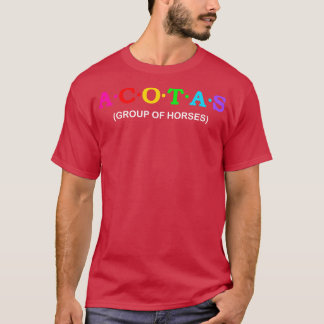 T-shirt Groupe De Chevaux Acotas