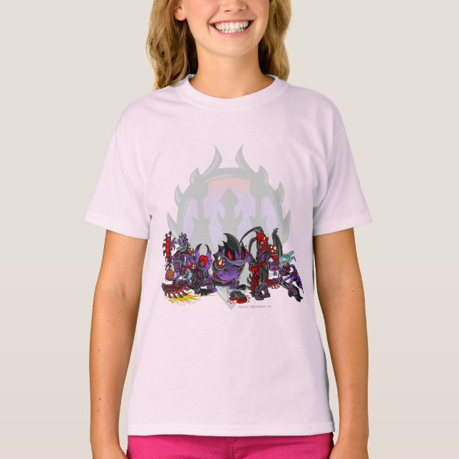 T-shirt Groupe de citadelle de Darigan d'équipe (Devant)