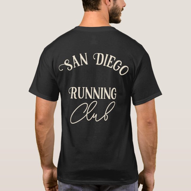T-shirt Groupe de correspondance de club d'exécution perso (Dos)