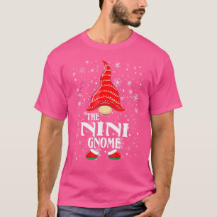 T-shirt Groupe de famille Nini Gnome Matching Christmas Pa