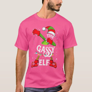 T-shirt Groupe de jumelage de famille d'elfes gassy Noël