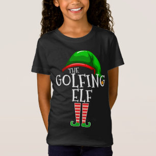 T-Shirt Groupe de jumelage de famille Elf de golf Cadeau d