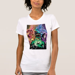 T-shirt Groupe de Lantern Corps aux couleurs