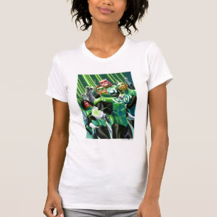 T-shirt Groupe de lanternes vertes
