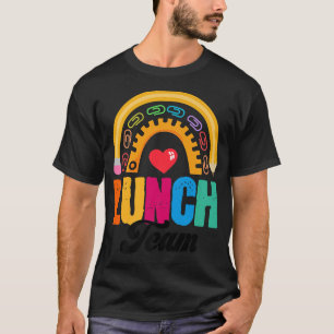 T-shirt Groupe de l'équipe de déjeuner Leopard Matching Sc