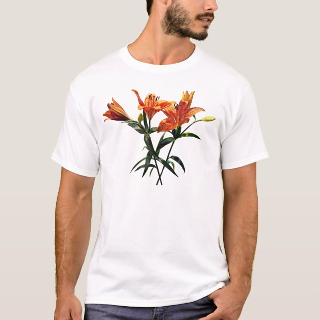 T-shirt Groupe de Lilies orange (Devant)