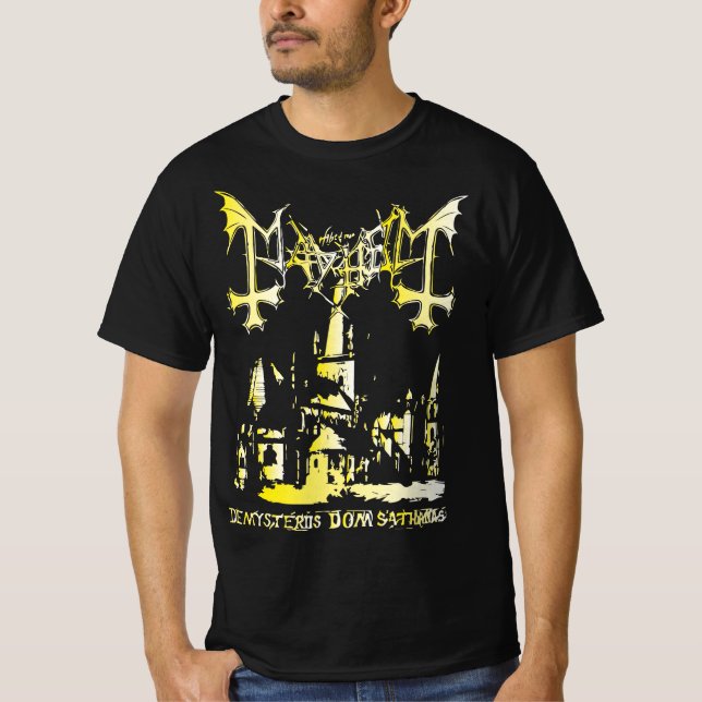 T-shirt groupe de musique black metal (Devant)