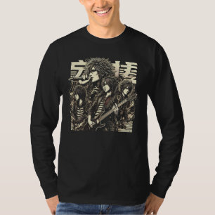 T-shirt Groupe de rock japonais