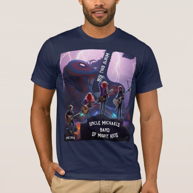 T-shirt Groupe d'enfants inaptes de l'oncle Michael (Devant)