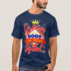 T-shirt Groupe d'enterrement de vie de garçon à Vegas Mari