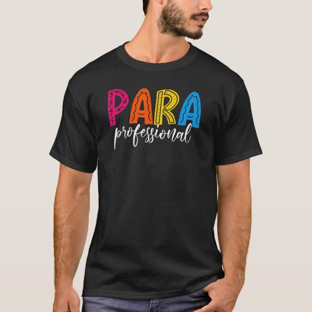 T-shirt Groupe D'Équipe Paraprofessionnelle Minimale Retou (Devant)