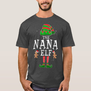 T-shirt Groupe Elf Nana Correspondant Famille Noël Grand