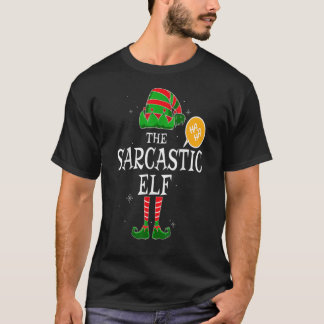 T-shirt Groupe Elf Sarcastique Correspondant Famille Noël 