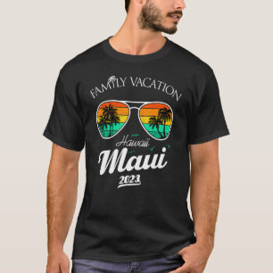 T-shirt Groupe Famille Aloha Maui Famille Vacances Hawaii 
