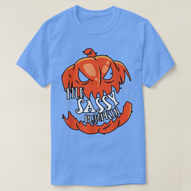 T-shirt Groupe famille de jumelage de Citrouilles Sassy -  (Design devant)