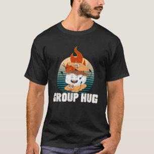 T-shirt Groupe Hug Smores Groupe Hug Camping Groupe Hug