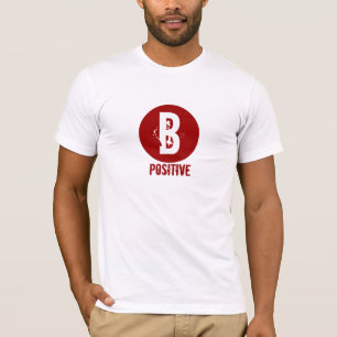 T-SHIRT GROUPE SANGUIN DE POSITIF DE B