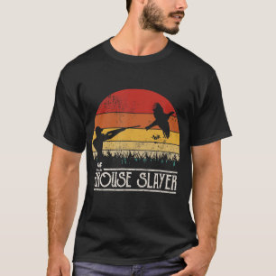 T-shirt Groupement de chasse de coqs de style rétro de Su