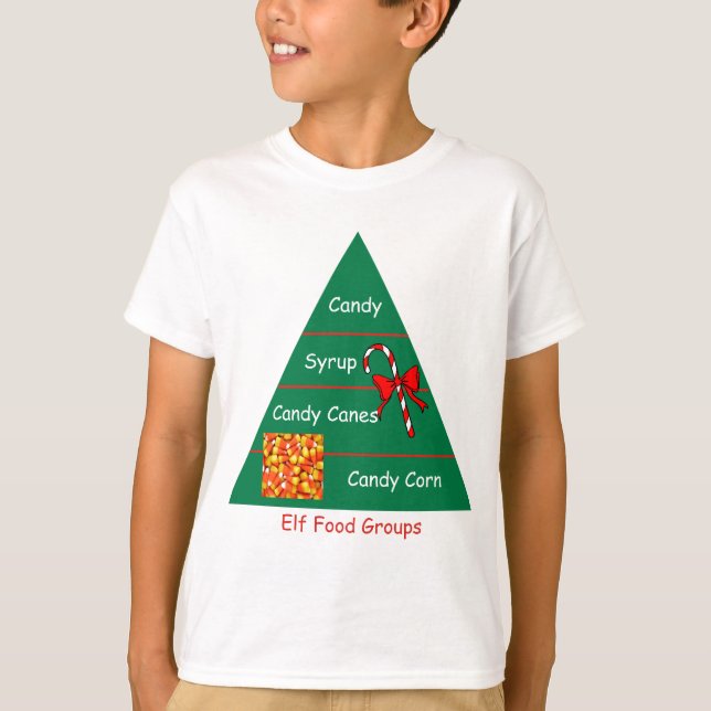 T-shirt Groupes d'aliments d'Elf (Devant)