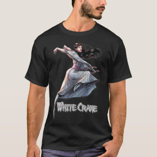 T-shirt Grue blanche kung fu