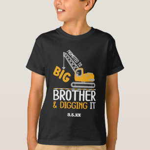 T-shirt Grue de construction Big Brother creuser Il Kid v2