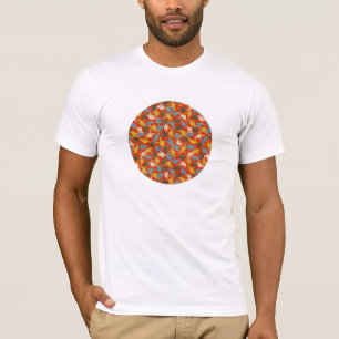 T-shirt Grue Hinomaru (drapeau japonais) d'origami