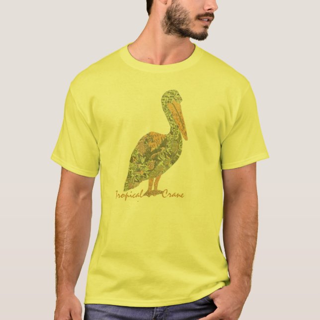 T-shirt Grue tropicale (Devant)