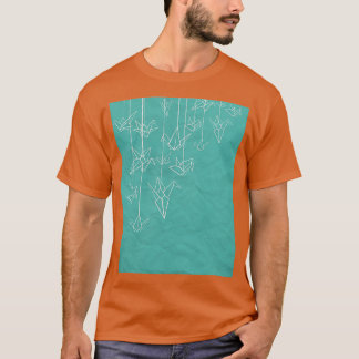 T-shirt Grues blanches