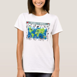T-shirt Grues du monde