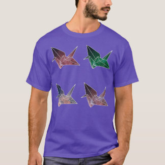 T-shirt Grues Galaxy Origami Pack 1