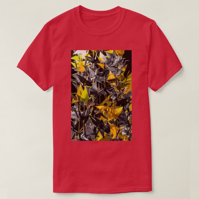 T-shirt Grues jaunes (Design devant)