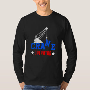 T-shirt Grues Opérateur chantier de construction Bâtiment 
