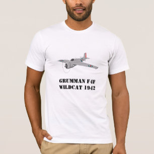 T-shirt , Grumman F4FWildCat 1942