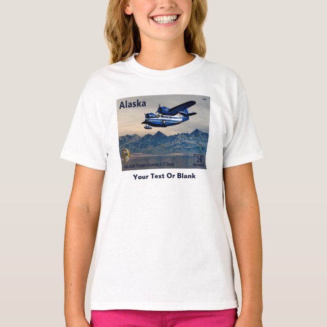 T-shirt Grumman G-21 Goose - Postage en Alaska (Devant)