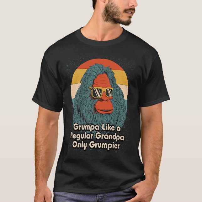 T-shirt Grumpa Like Regular Grandpa Only Grumpier  Fathers (Devant)