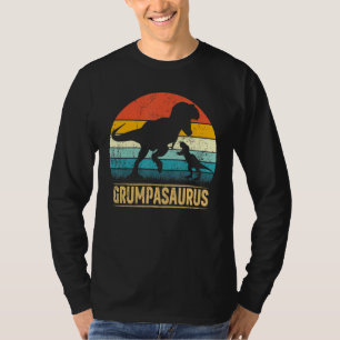 T-shirt Grumpa Saurus T Rex Dinosaure Grumpasaurus Père
