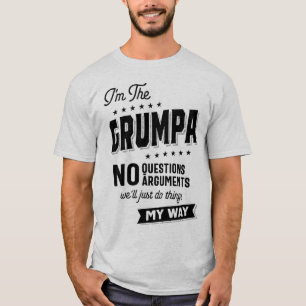 T-shirt Grumpa Way Funny Grandpa Fête des pères